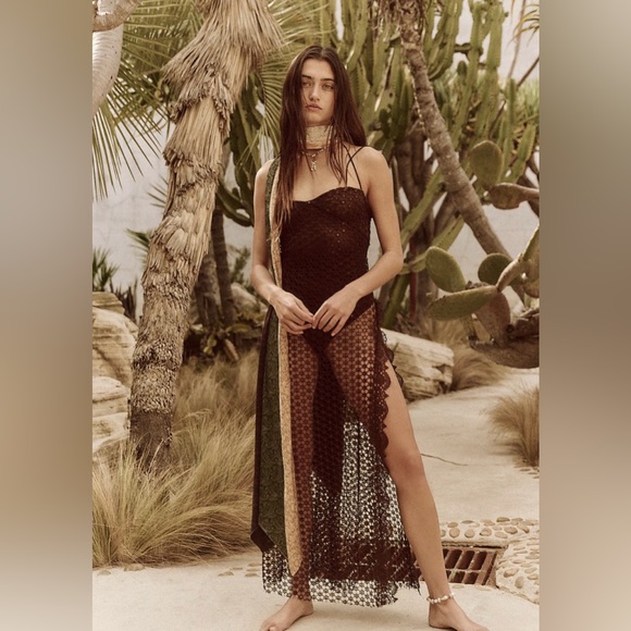 Free People Tops - Free People Intimately Smoke and Mirrors Bodysuit